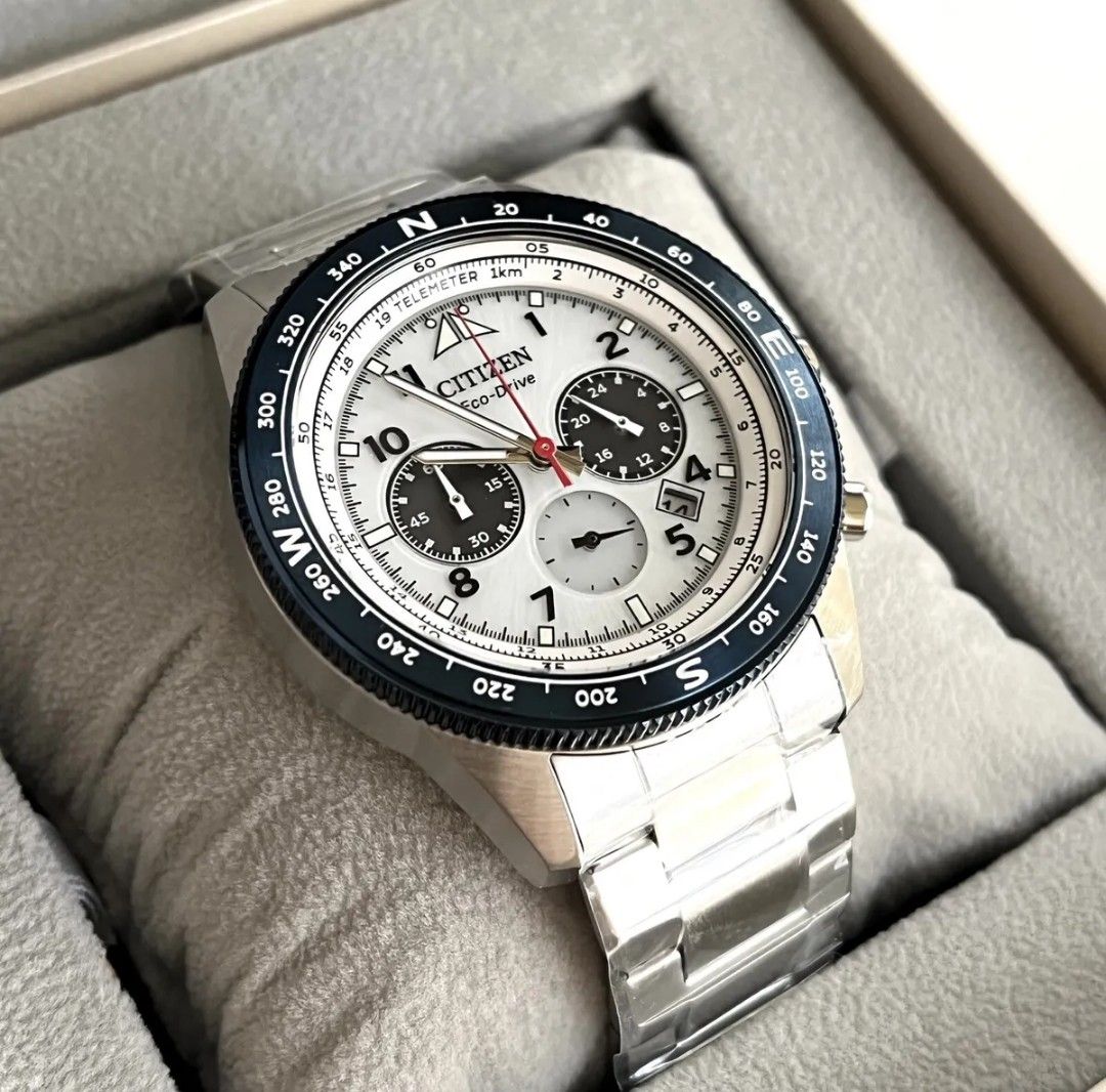 Citizen eco drive cheap watch white face
