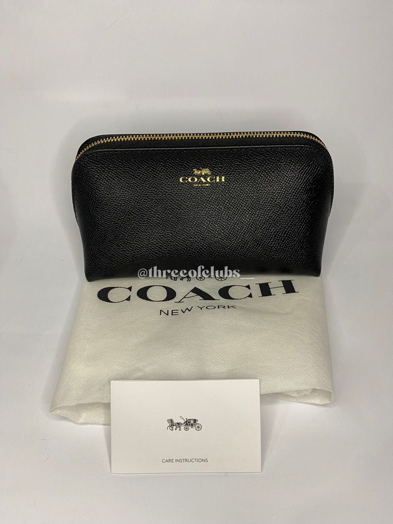 Coach Black Pouch with Dustbag Luxury Bags Wallets on Carousell