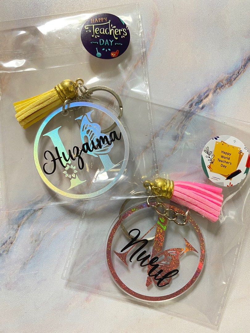Childrens name keyring cheap