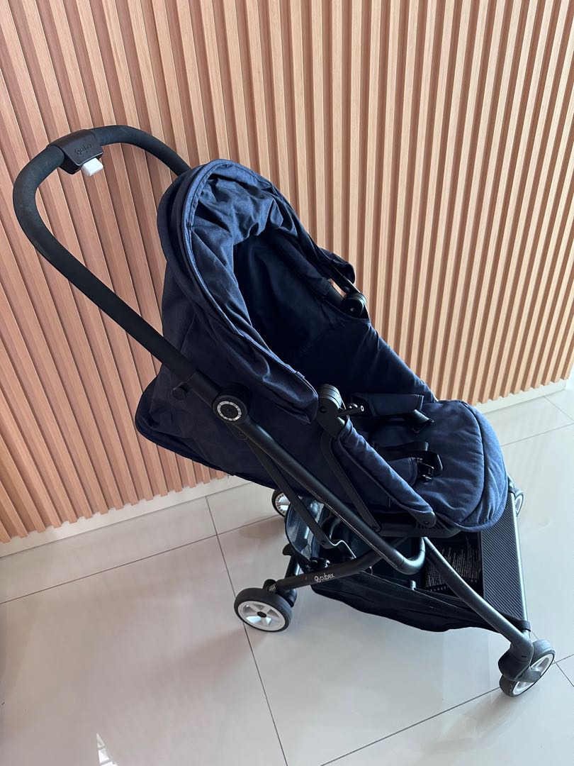 Cybex Eezy S Twist Stroller (DENIM BLUE) + FREE Bumper Bar, Babies