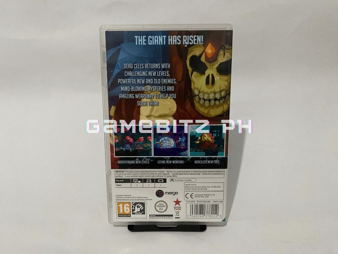 Dead Cells Nintendo Switch Lite Oled Game (Category: Nintendo) located in Tarlac. Submitted by gamebitzph (Listing ID 1251852732, Image 2). Description: Dead Cells for Nintendo Switch/Lite/Oled Pre-owned/Used The game cartridge has been tested and working location: Tarlac area shipping: J&T or LBC (payment first via gcash or bank account. buyer will shoulder the shipping fee) COD is also available Message us for any inquiries, more details, or ph