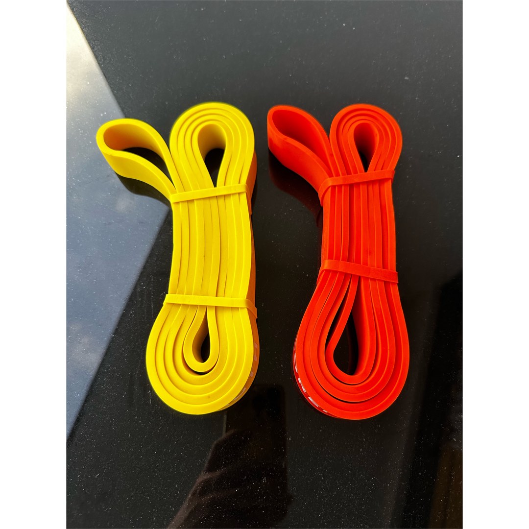 Decathlon Resistance Bands 25kg & 35kg, Sports Equipment, Exercise