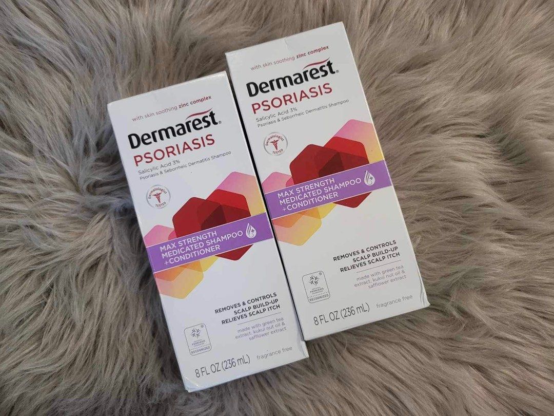 Dermarest Psoriasis, Medicated Shampoo + Conditioner, Maximum Strength