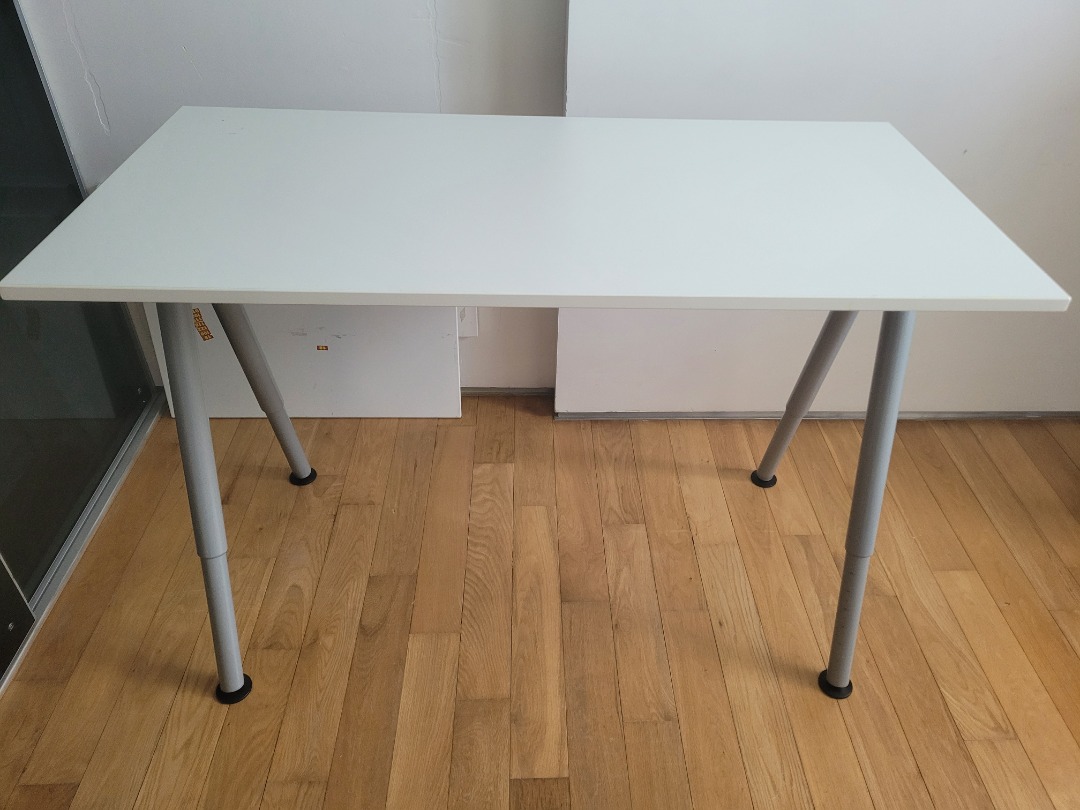 Desk table adjustable (Thyge Ikea), Furniture & Home Living, Furniture