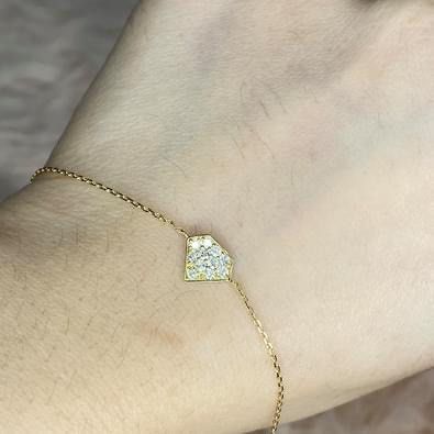 Dainty diamond bracelets sale