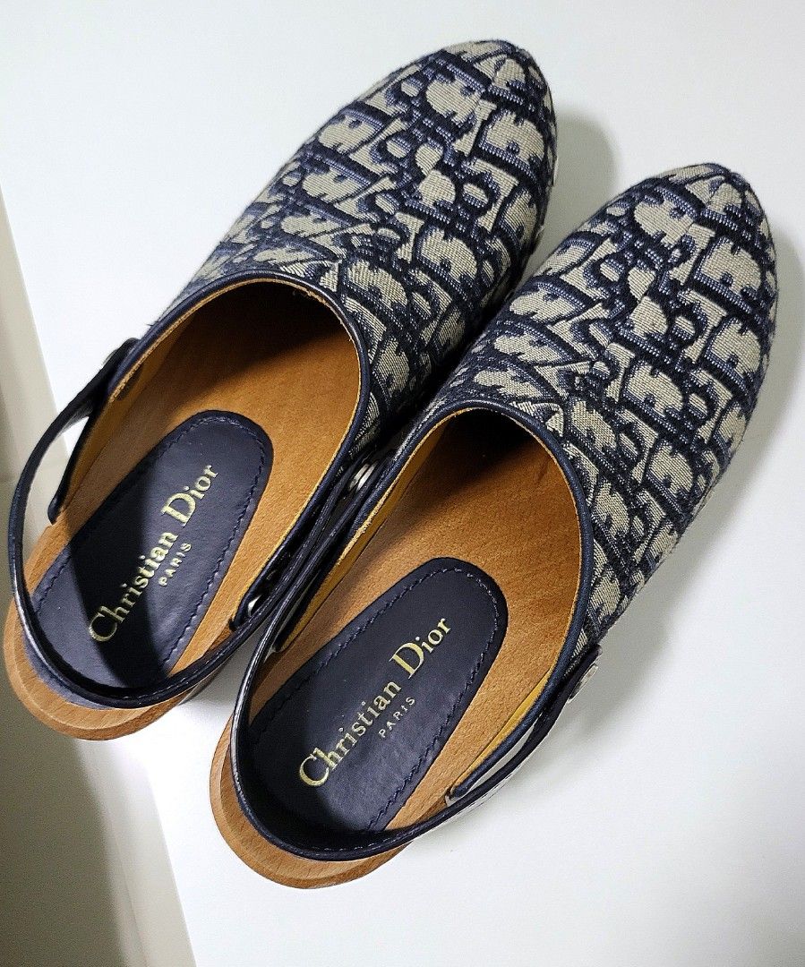 Dior Slingback leather Clogs