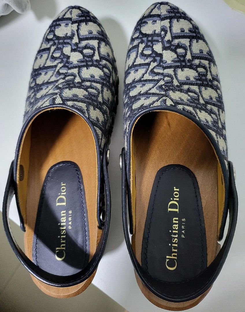Dior Slingback leather Clogs