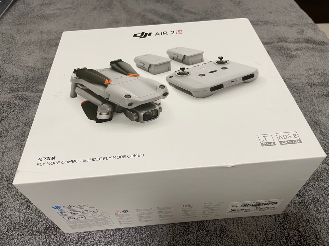 DJI AIR2s 暢飛套裝, 相機攝影, 空拍機在旋轉拍賣