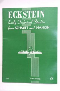 ECKSTEIN Piano lesson book schmitt and hanon