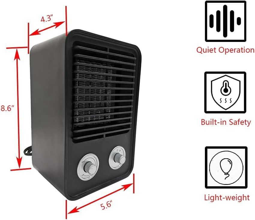 Electric Heater indoor use Portable Ceramic Space Heater for Office 1500W,  Furniture u0026 Home Living, Home Improvement u0026 Organisation, Home Improvement  Tools u0026 Accessories on Carousell