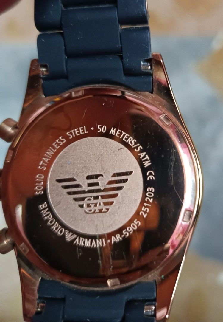Emporio armani hotsell copy watch