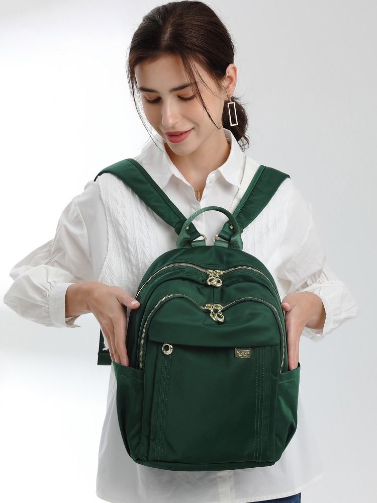 EPOL Backpack for Women 2023 New Solid Casual Elegant Nylon