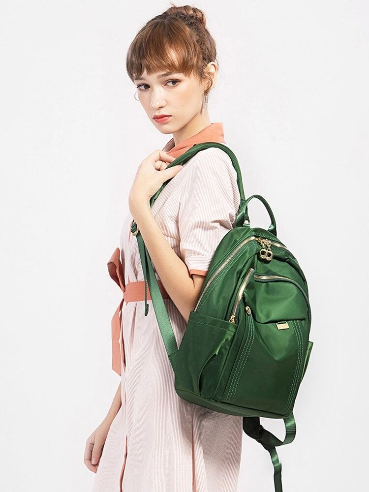 EPOL Backpack for Women 2023 New Solid Casual Elegant Nylon