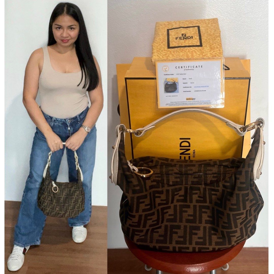 Fendi shoulder bag, Luxury, Bags & Wallets on Carousell