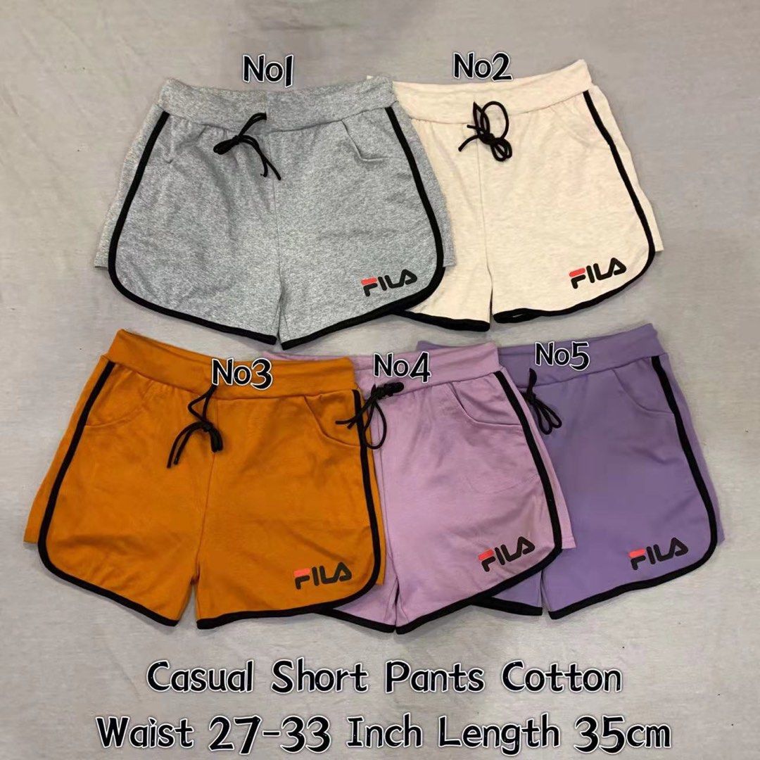 Fila Women Casual Short Pants, Women's Fashion, Bottoms, Shorts on Carousell