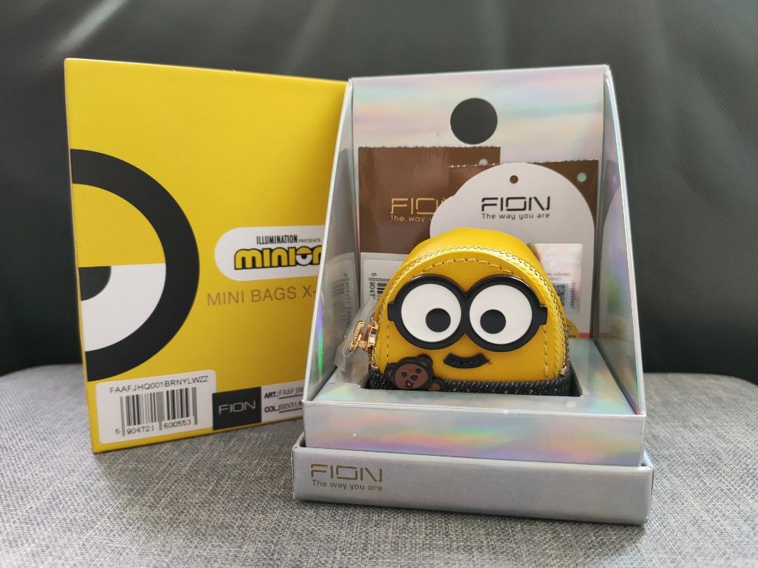 FION Minions Mini Leather Shoulder Bag