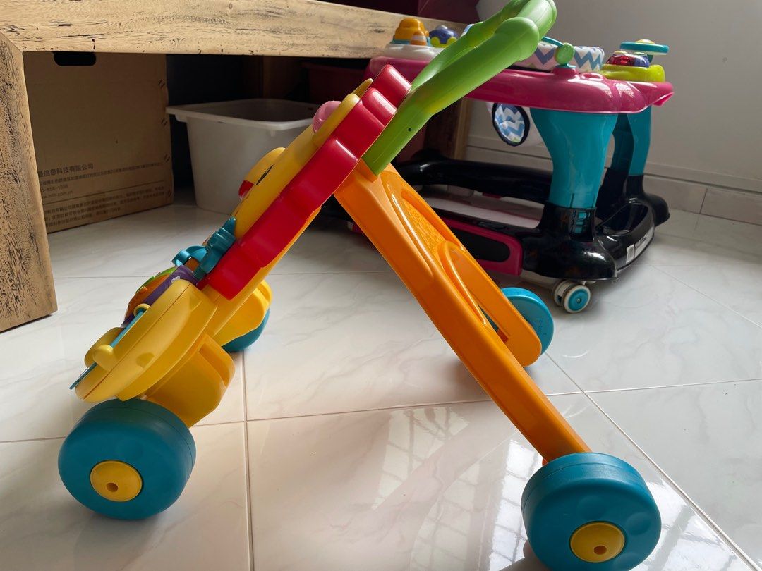 Fisherprice lion push walker Babies Kids Infant Playtime on