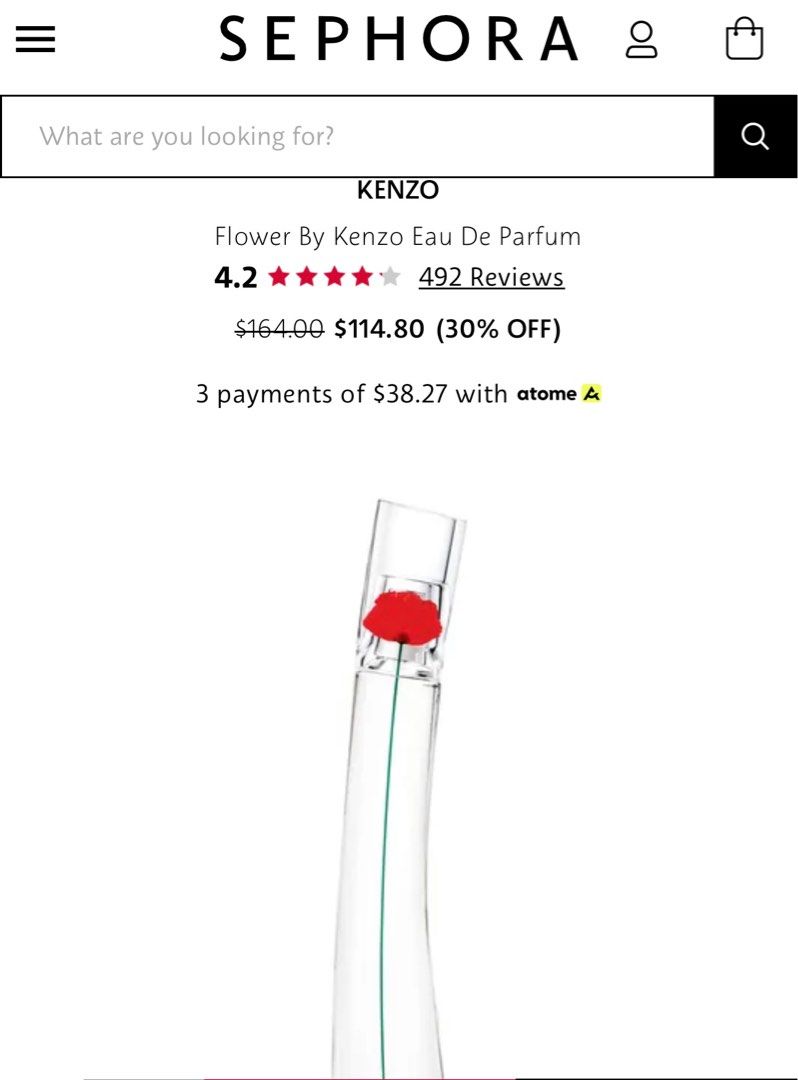 Kenzo flower shop sephora