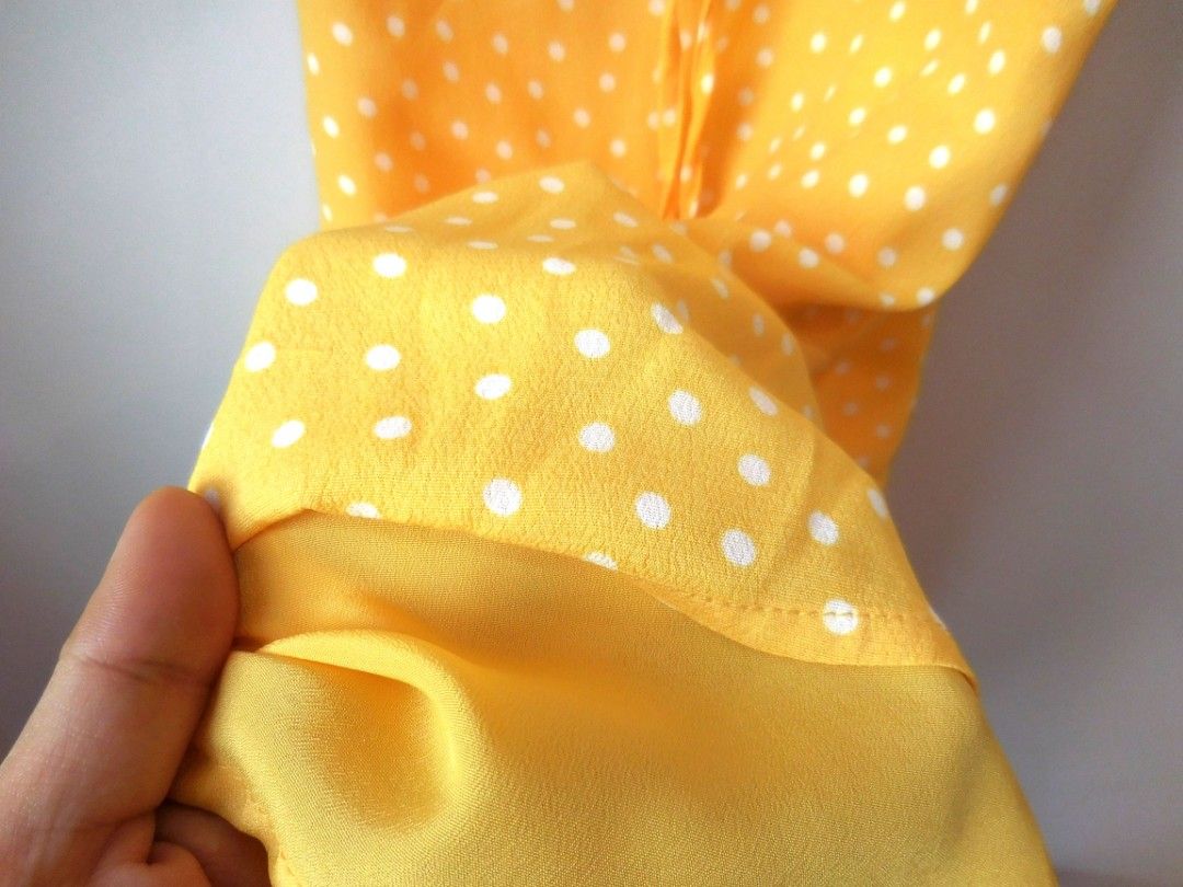 Forever 21 yellow polka dot dress clearance