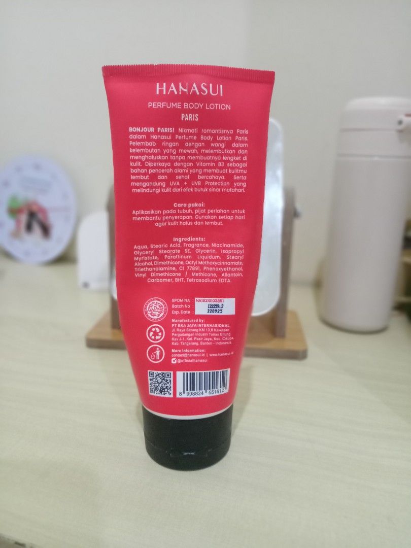 Hanasui perfume body sales lotion paris review