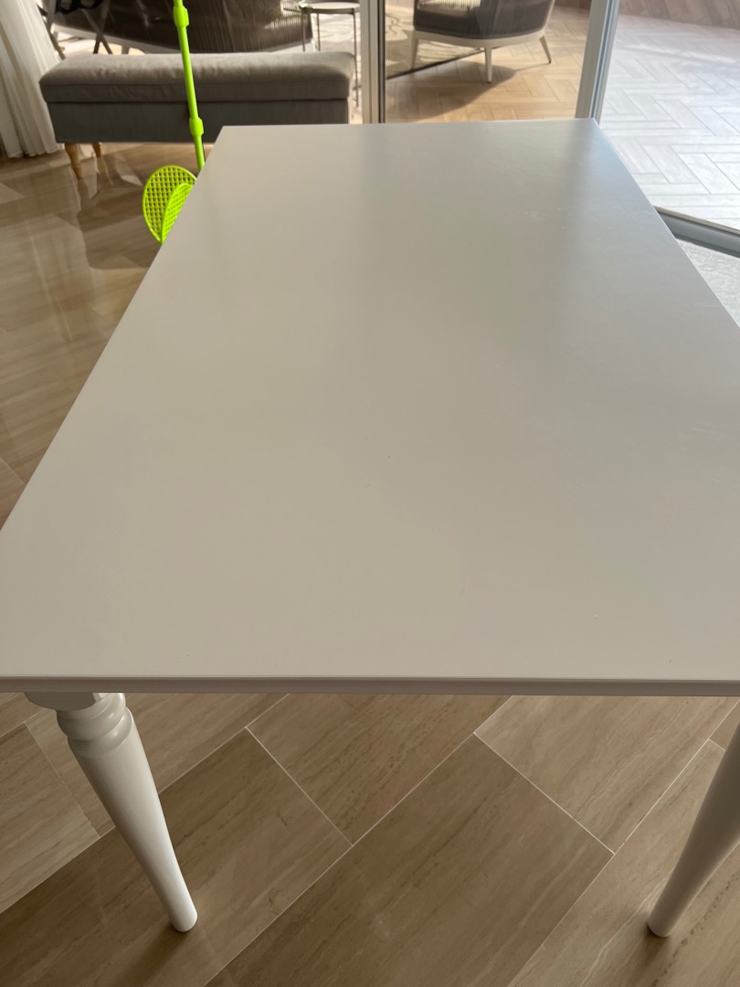 Ingatorp extendable top table white