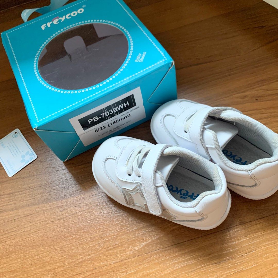 Freycoo Ryan Leather Flexi Sole Toddler Shoes with Premium Soft