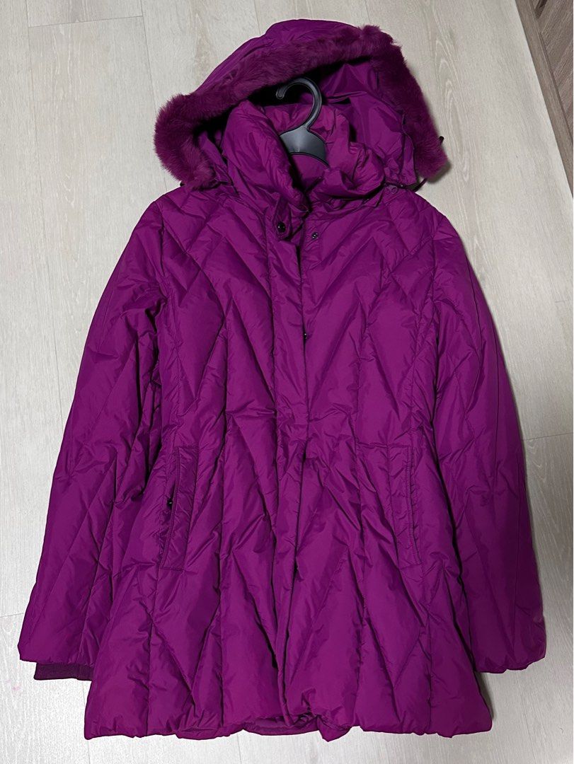 Fuchsia winter clearance coat