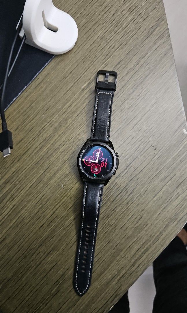 Galaxy Watch 3 45MM, 手提電話, 智能穿戴裝置及智能手錶- Carousell