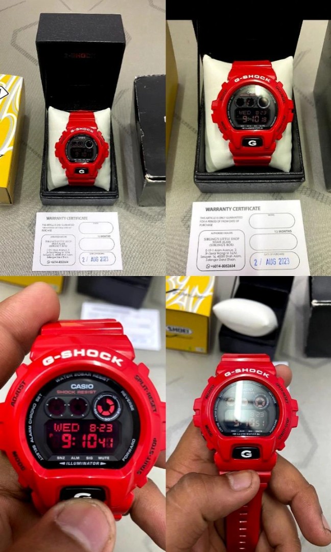 G shock outlet dw6900 ducati