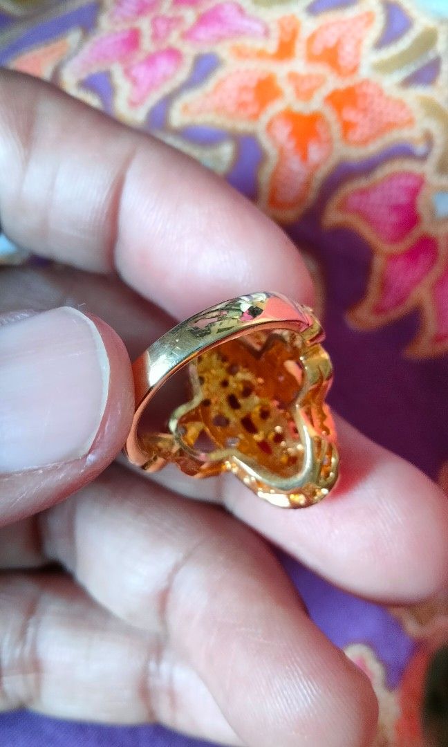 Gold Plated 18K Gold Vintage Ring