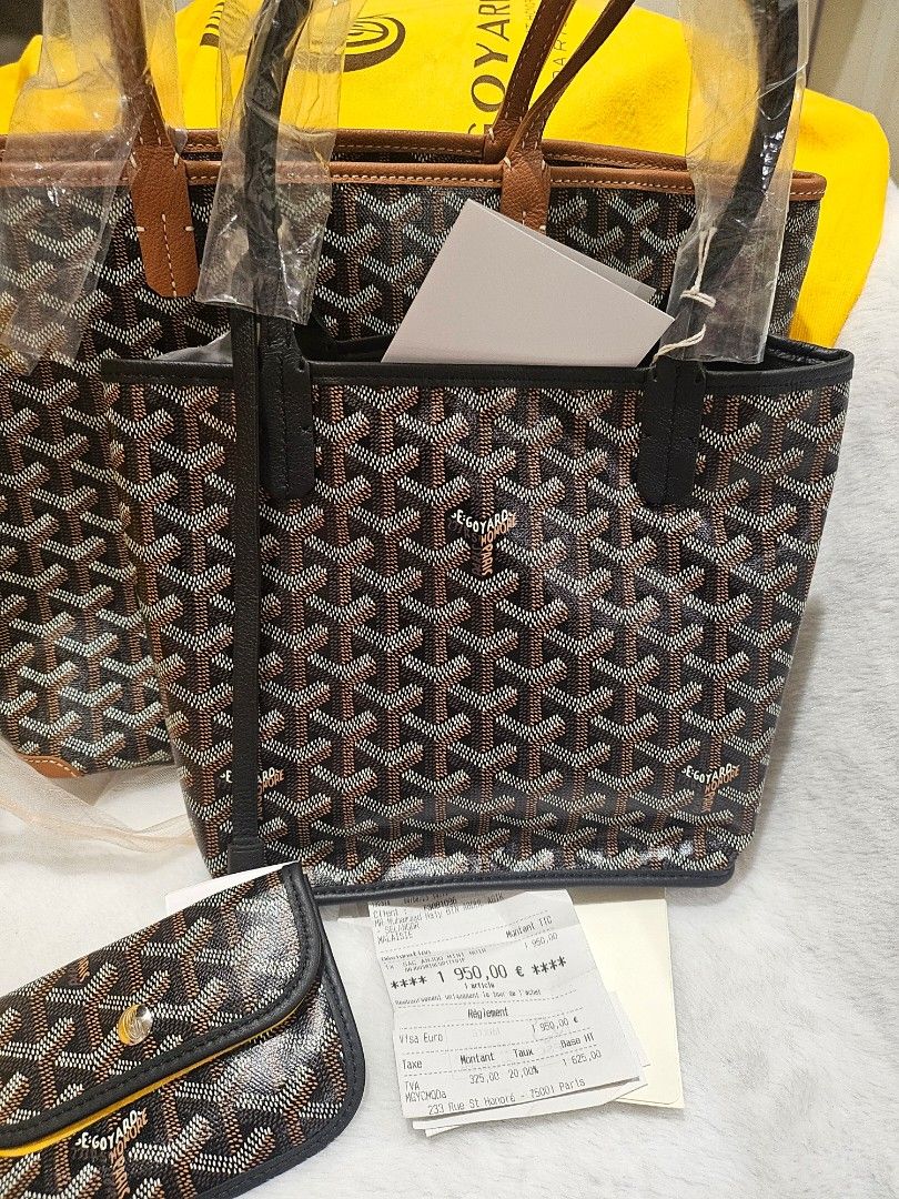 ANJOU GOYARD REVERSIBLE MINI TOTE, Luxury, Bags & Wallets on Carousell