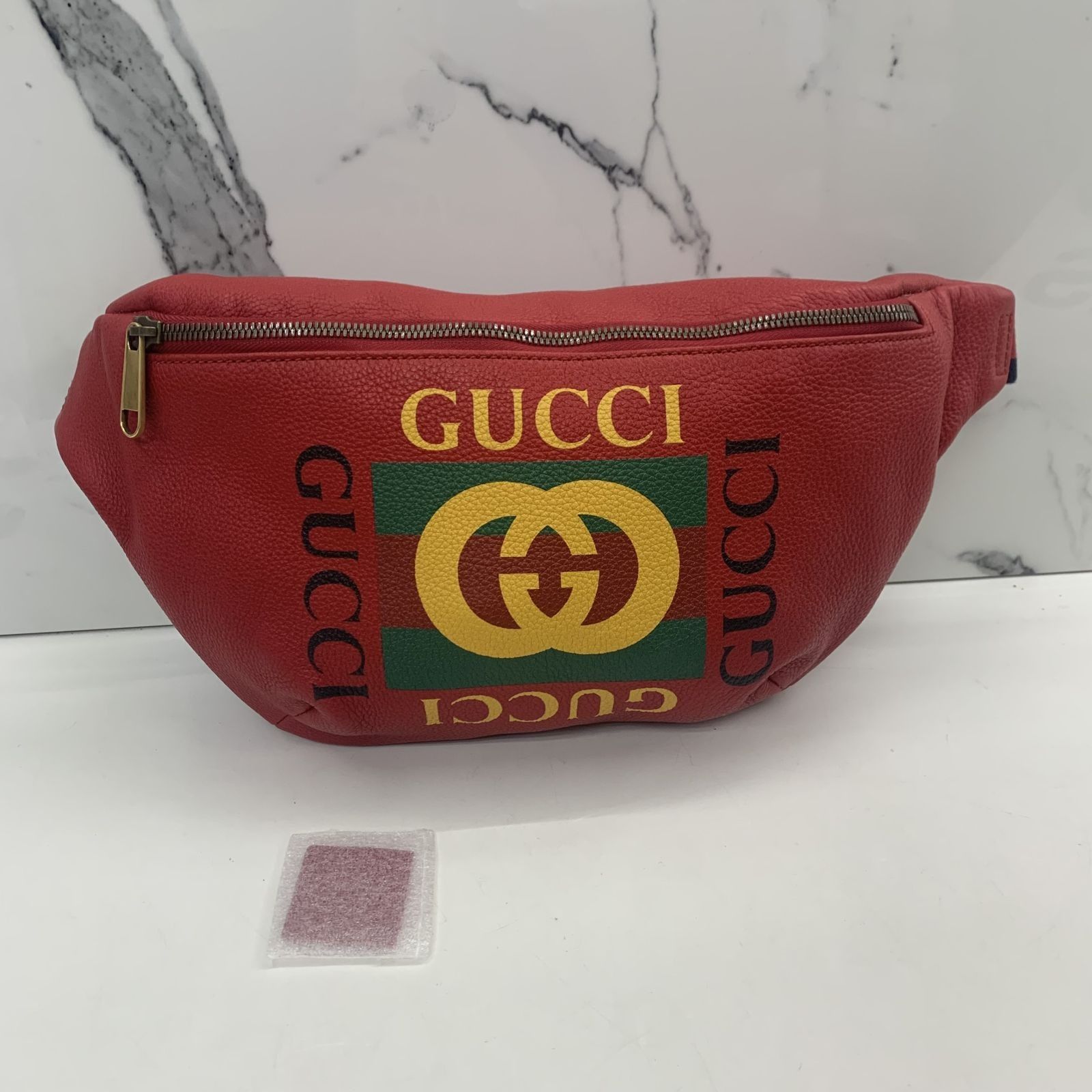 Red gucci bum bag discount