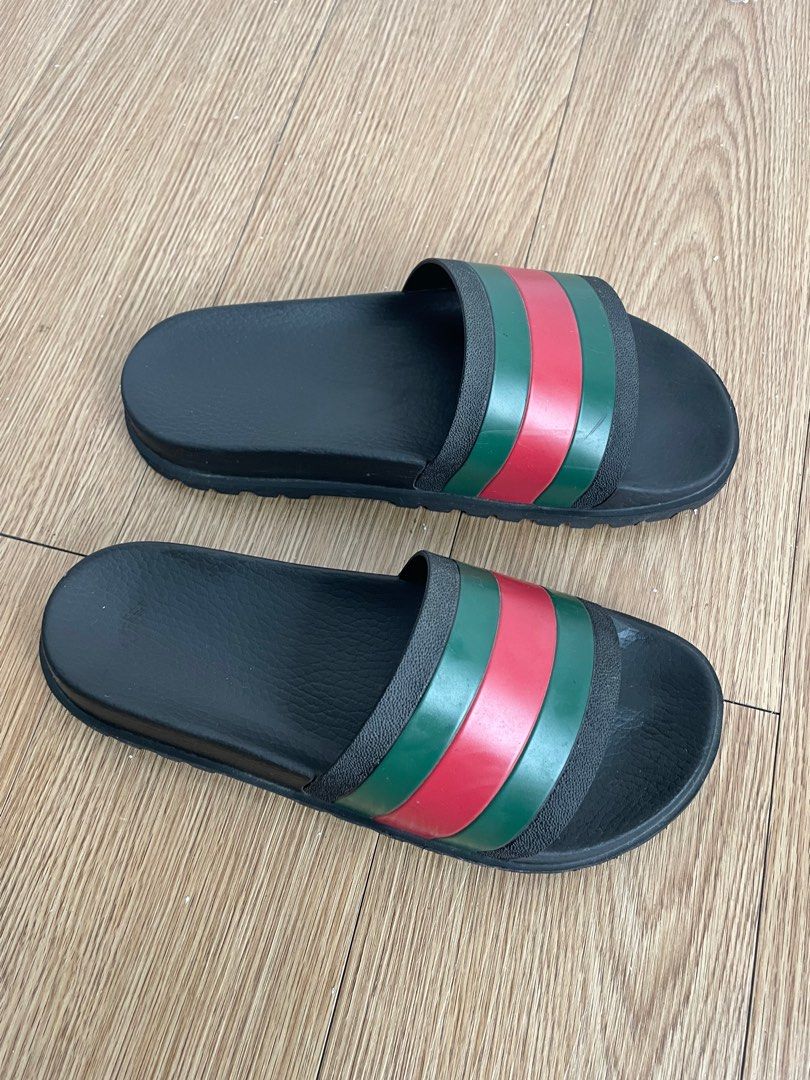 Gucci web best sale slide sandal
