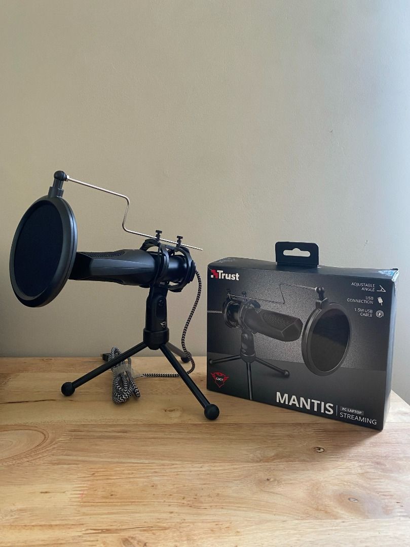 Trust gaming gxt 232 sales mantis streaming pc gaming microphone