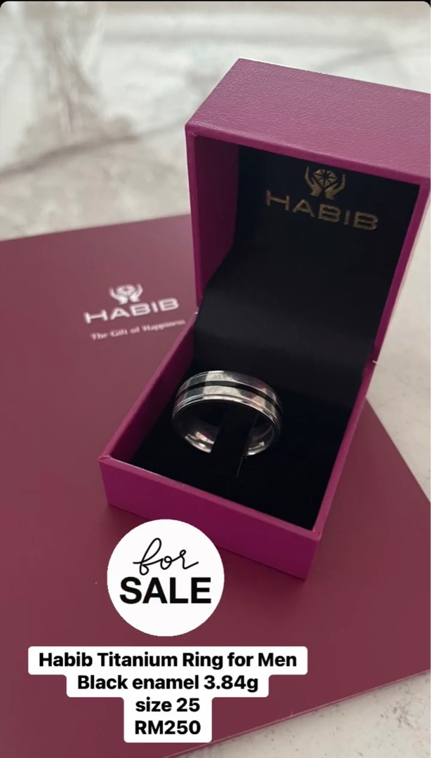 Habib Titanium Ring for Men