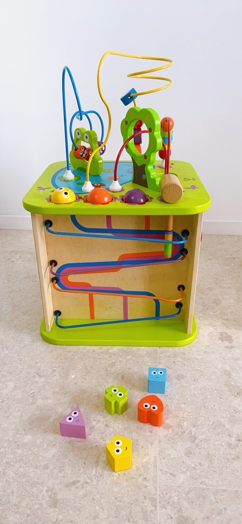 Hape Country Critters Play Cube Babies Kids Infant Playtime on