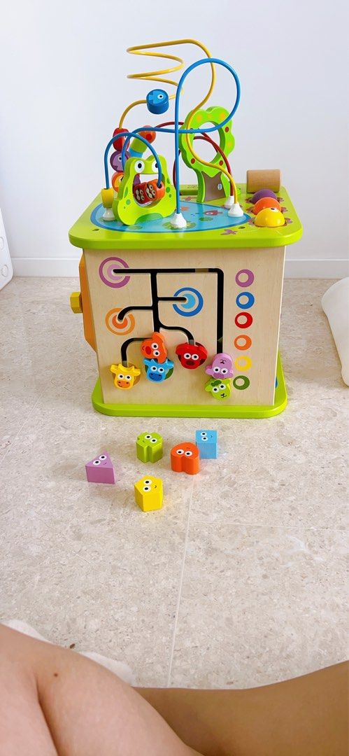 Hape country critters play cube new arrivals