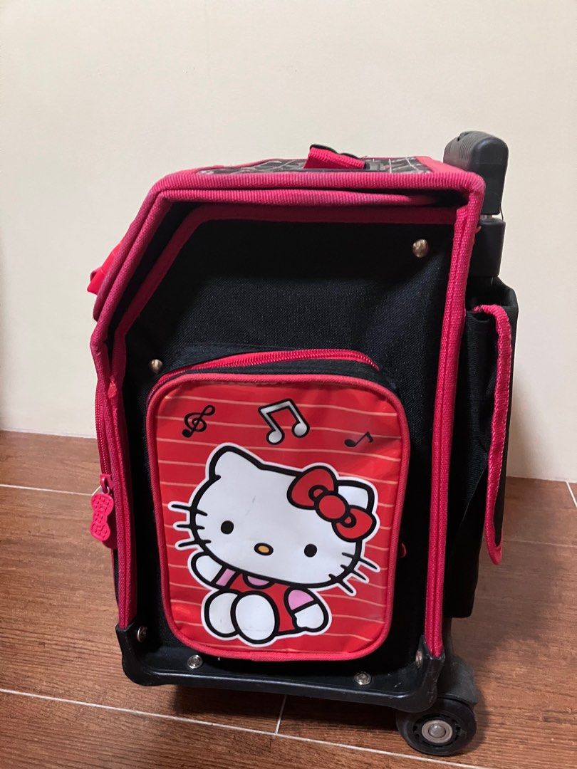 Hello kitty trolley bag for school top