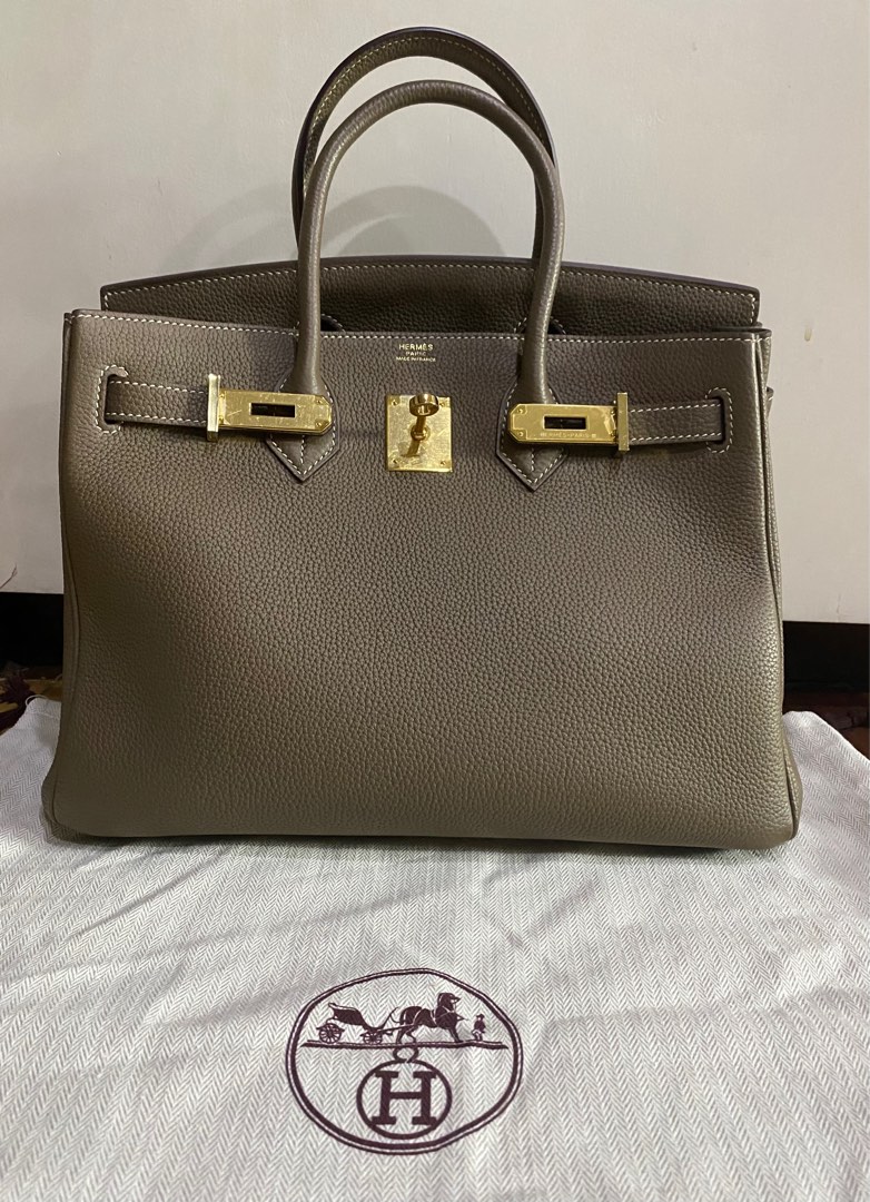 Hermés Birkin 30 - Etoupe , Luxury, Bags & Wallets on Carousell