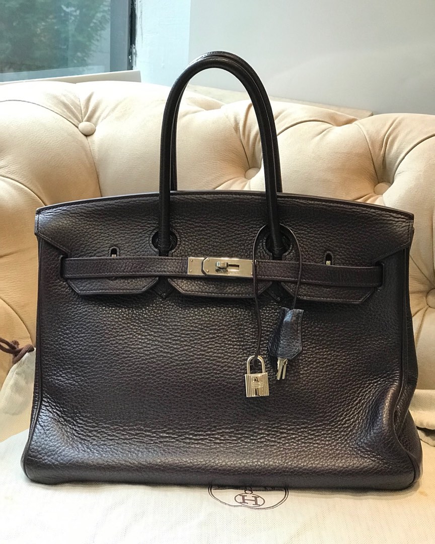 Hermes Birkin 25 Gris Tourterelle AS NEW! **RESERVED**, Luxury, Bags &  Wallets on Carousell