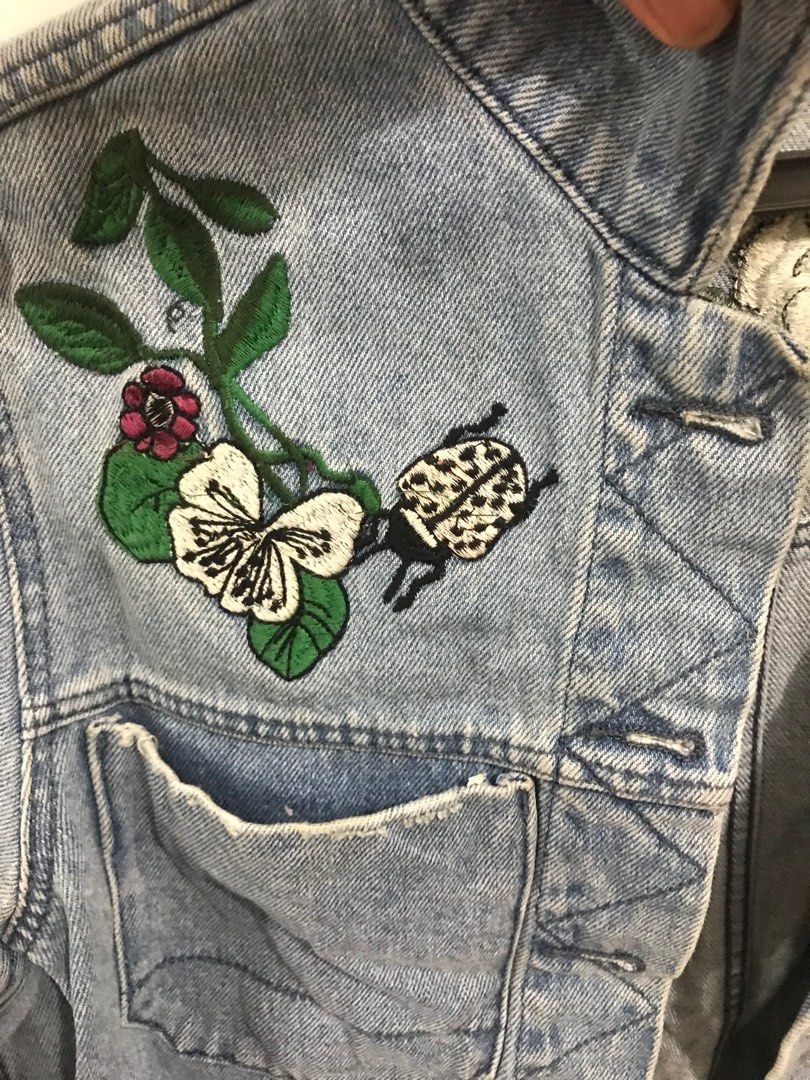H&m coachella denim jacket discount
