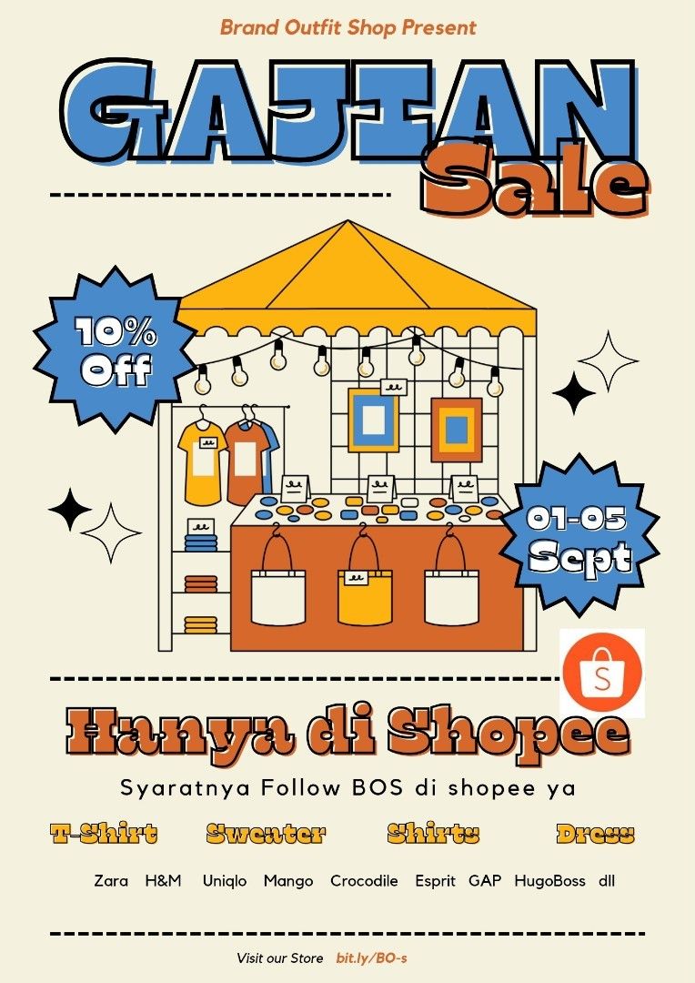H M Dress Flash Sale Shopee Tokopedia Fesyen Wanita Pakaian
