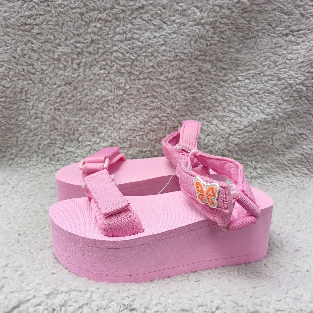 Sepatu platform best sale wedges