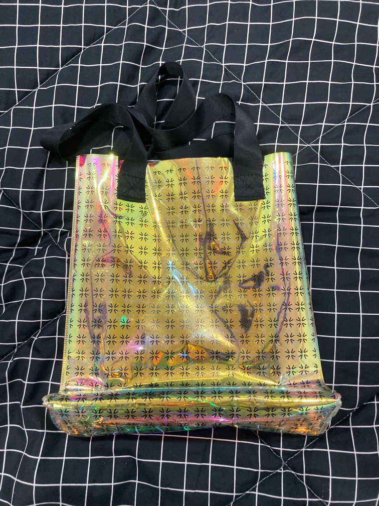 Holographic tote bag Women s Fashion Bags Wallets Tote Bags