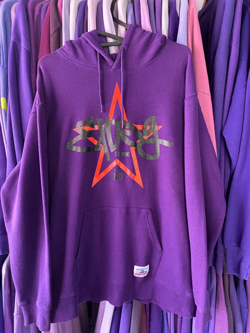 HOODIE BRANDED STARTER PURPLE Women s Fashion Coats Jackets and Outerwear on Carousell