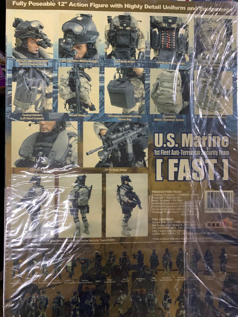 Hot Toys 1/6 US Marine 1st Fleet Anti-Terrorism Security Team 