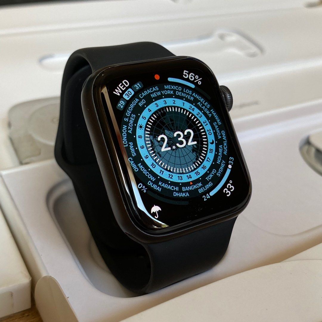 iBox Apple Watch Series 6 44mm Space Gray Black Fullset Original
