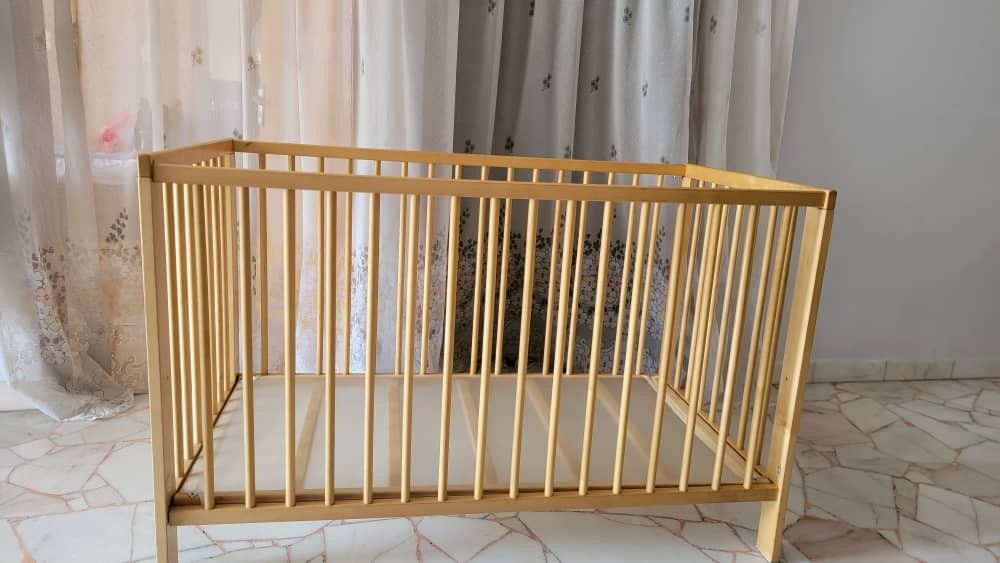 Ikea Baby Cot, Babies & Kids, Baby Nursery & Kids Furniture, Cots