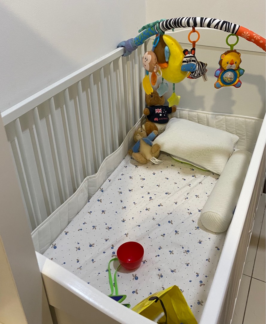 Ikea baby cot (set), Babies & Kids, Baby Nursery & Kids Furniture, Cots