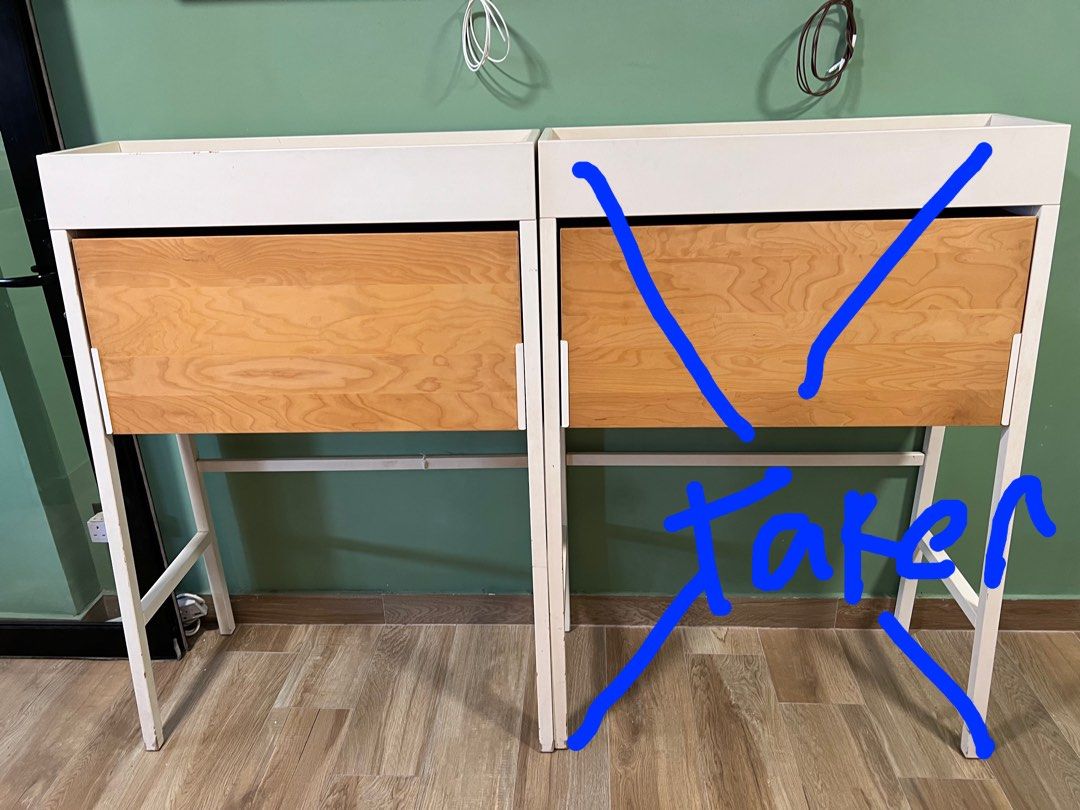 IKEA foldable study table, Furniture & Home Living, Furniture, Tables